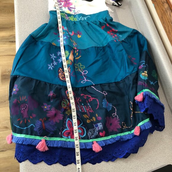 Disney Store Mirabel Costume Encanto NWT 7/8 Dress Up Halloween - Picture 7 of 9